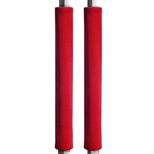 DAZZLEEX 2PCS Refrigerator Oven Door Handle Cover Kitchen Appliance Protector Home Decors 40 * 12cm Red