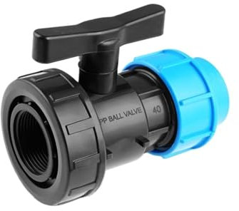 DOLUNTO Rückschlagventile 1 STK 20 mm 25 mm 32 mm Rohr Schnittstelle zu 1/2 3/4 1 Zoll Innengewinde PE Kunststoff-Ventil-Anschluss Bewässerung Wasser Control Switch (Specification : 25mm 3/4 inch)