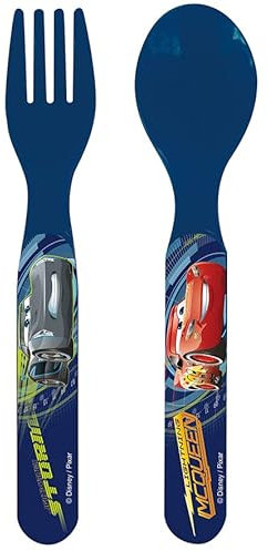 DISNEY CARS - Ensemble couverts (fouchette, cuillère)
