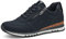 MARCO TOZZI Damen Sneaker flach mit Reißverschluss Vegan, Blau (Dk.navy comb), 37 EU