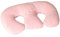 Zwillingskissen Stillkissen Multifunktionales Pflegekissen für Zwillinge stillendes Kissen Twin Pillow Baby Ausstattung für Schwangere Frauen Baumwollstoff Twin Stützkissen (Pink)