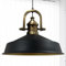 bamyum Asletl-Marine Hängelampe Industrial Vintage Ø41 cm, Küchenlampe Hängend Vintage, Pendelleuchte Esstisch Vintage, Hängelampe Esstisch, Wohnzimmerlampe, Pendelleuchte Schwarz Metall, Küchenlampe