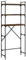 vidaXL Estantería Lavadora Madera ingeniería Roble Humo 67x25x163 cm