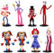 8pcs Clowns Figuren Set ZHUGULIALI- Zirkus Figuren Action Spielzeug Anime Game Q Version Action Figuren Clown Figuren Deko für Jungen Mädchen Kinderparty Tortendekorationen