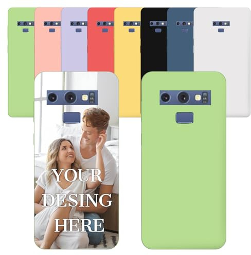 Naispanda Cover Personalizzata per Samsung Galaxy NOTE 9, Custodia Case Cover Personalizzata con la Tua Foto, Immagine o Testo, Cover Personalizzata per Cellulare in Silicone Antiurto e Antigraffio