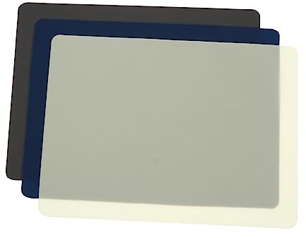 VILLCASE 3stücke Rutschfeste Silikon Tischmatten Für Schreibtisch Und Basteln Für Malen Schreiben Und Kreative Projekte Farblich Sortiert Pflegeleicht Und Dekorativ