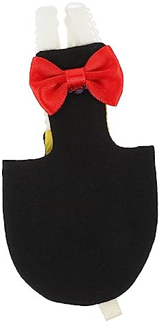 BELLIFFY Wiederverwendbarer Vogelwindelanzug Aus Atmungsaktivem Material Waschbare Papageienfliegerkleidung Mit Niedlicher Schleifendekoration Für Haustier-vogelhaltung Und Vogelpipi-Schutz