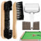 Generisch Billardtisch-Pinsel-Set - Billard-Bürstenreiniger und Schienenbürsten-Set,Billardtisch-Bürsten- und Schienenbürstenset für Billardtisch, Billard-Pool-Zubehör