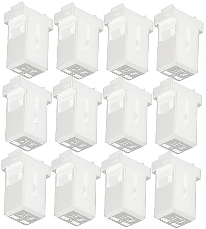 Ciieeo 50pcs Press Buckle for Garbage Can Plastic Lock Latch White Self-locking Waste Bin Accessory Suitable for Indoor and Outdoor Use