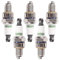 VooGenzek 5 Stücke CMR6H Zündkerze, Zündkerzen CM5H / CMR5H / CMR6H / CMR7H Ersatz, Rasenmäher Zündkerzen Ersatzteil, Kompatibel mit Stihl FS90, FS100, FS110, FS90R, FS100R, FS110R, Trimmer