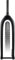 LVSEWOA Fourche Rigide pour VTT 27,5/29 Pouces, axe traversant, en Fibre de Carbone, Pivot Conique 1-1/2 Pouces, Frein à Disque, Fourche Avant (Noir Mat, 29 Pouces)