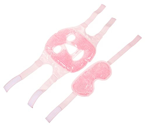Beaupretty Wiederverwendbare Gel Gesichtsmaske Kühlende Wärmetherapie Augenmaske Pvc Für Müde Haut Gegen Schwellungen Und Augenringe Für Zuhause Und Büro