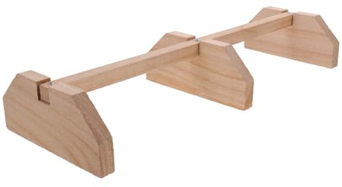 Minkissy HüHnerbarsch Aus Holz 15.75 Zoll Sitzstange FüR HüHner Und Papageien VogelstäNder Mit Glatter OberfläChe FüR Sichere Bein- Und FußüBung Im HüHnerstall Und VogelkäFig