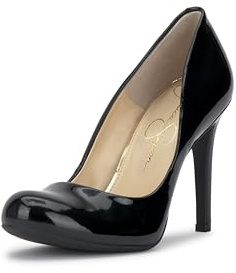 Jessica Simpson Calie Black Patent 8.5 M