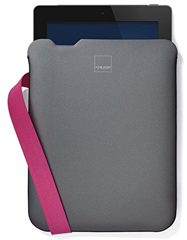 Acme Made Bay Street Ipad Case/Sleeve in Grey/Pink color (Ipad2, Ipad3, Ipod4, Ipad Air)
