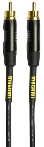 Mogami 3' Gold RCA to RCA Mono Cable, 24 AWG