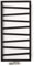 anapont Badheizkörper Handtuchheizkörper Handtuchwärmer ZigZag5 Designheizkörper (600h x 500b)