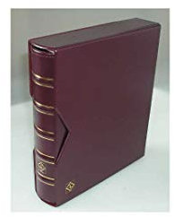 LEUCHTTURM Ringbinder Optima Classik Design incl. Schutzkassette in rot