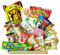 Happy Dagashi Box 20pcs ver.2 Assortiment de bonbons japonais Umaibo Snack papa Chip Gumi Squid chocolat avec AKIBA KING Autocollant
