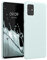 kwmobile Hülle kompatibel mit Samsung Galaxy A51 Hülle - Silikon Handy Case - Handyhülle weiche Oberfläche - kabelloses Laden - Cool Mint