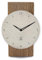 Natuhr Schiefer Wanduhr - Großglockner - Holz Eiche Sandstein geräuscharm Made in Germany (Sandstein - Räuchereiche, Quarz-Uhrwerk)