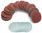Saipor 100-teilig Schleifscheiben 75mm Schleifblätter Klett Schleifpapier Schleifscheibe, je10x 80 100 180 240 600 800 1000 1200 2000 3000 Körnung