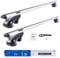 Kompletter Aluminium-Dachträger Relingträger Easy Line Basic Plus 120 cm für Volkswagen Passat B7 Variant Kombi 2010-2014 mit offener Dachreling, abschließbar, Nutzlast 90 kg