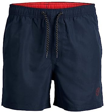 JACK & JONES Swim Shorts Bermuda Herren Badehose, Farbe:Navy Blazer (Solid LY), Größe:M