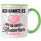 Trendation - Krankenschwester Tasse Geschenk Propofol Spritze Geschenk Krankenschwestern Kaffeetasse Ärtzin Arzthelferin Sei Nett Zu Mir (Grün)