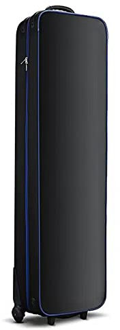 BOLLUMA Photography C Stand Carry Bag with Handle and Wheels, 138x36x21cm / 54x14x8.2 Roller Flight Case Equipment Protective Trolley Case for Century Stand, Light Stand, Umbrella, Softbox, Flash