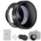 NEEWER 49mm Obiettivo Fisheye 0.43X e Macro 1.4X, Focus 18mm Compatibile con Canon EOS Kiss M2 RP R10, Anello Adattatore 40.5-49mm (non Incluso) Necessario per Sony ZV-E10 A6400 A7 IV Nikon Z50, LS-20