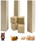 8Pcs Basswood Carving Blocks, 2 Size Smooth Unfinished Wood Blocks,DIY Wood Carving Kit,Shaping,Painting Creative Wood Art Craft,Natural Whittling Blocks for Carving Beginners and Professional