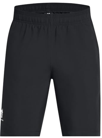 Under Armour Boys' Project Rock Woven Shorts, (016) Anthracite / / Black, Youth Large