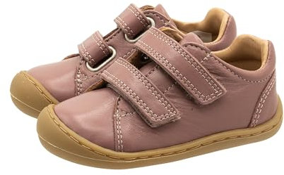 Telyoh Barfußschuhe Lauflernschuhe Barefoot Y01098 Leder Old Rose, Schuhgröße:EUR 25