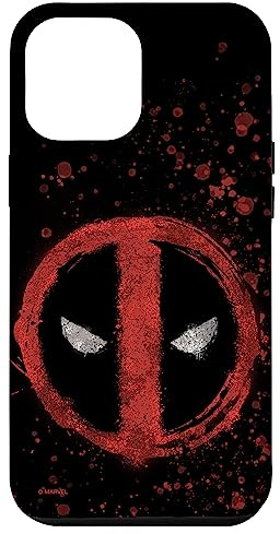 Marvel Deadpool Wade Wilson Icon Paint Splatter Case for iPhone 12 Pro Max