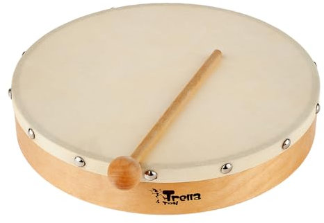TrellaTon® Tamburin Ø 25 cm mit Kugelschlägel I Wiemann Lehrmittel