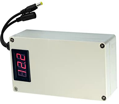 WILLQ 12V 20Ah 30Ah 40Ah 50Ah Polymer-Lithium-Batterie Wasserdichter wiederaufladbarer Akku mit LCD-Display für 12-V-Elektromotor-Ersatzbatterie,12v,40Ah