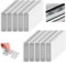 UKOFEW 100 Stück Fliegengitter Reparatur Set,Fliegengitter Reparatur Klebeband,Insektennetz-Reparaturset,für Fliegengittertüren, Moskitonetz, Insektenschutz Fenster