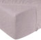 DoubleDry Spannbettlaken Jersey 180x200cm - 100% Baumwolle - Spannbetttuch - 28cm Steg - Hell Lila