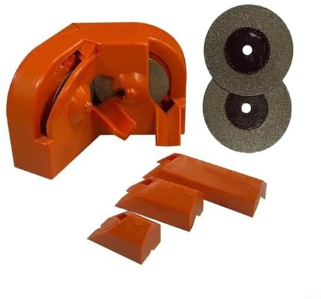 WIIYENA Bohrerspitzer-Werkzeug-Set mit 3 Halterungen und 2 Schleifscheiben für 2–16 mm Bits, elektrische Bohrmaschine für Küchenhobel, Schere, Schneider