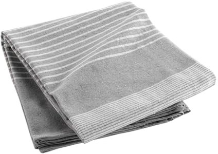 Douceur d'Intérieur, Couvre-Lit (180 x 220 cm) Adele Gris, Coton & Polyester Tissé