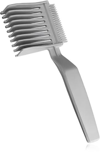 TPZORJX 1 Stück Friseurkamm für Männer, Fade, speziell entworfener Stil, professionelle Haarschneidehilfe, gebogene Positionierung, Bartstyling und entwickelte Koteletten