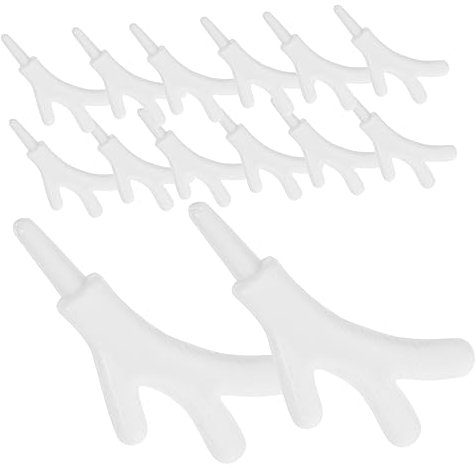BESTonZON 100stücke Geweihe Aus Kunststoff Hirschgeweihe Zum Basteln DIY-Kopfschmuck-Accessoires Geweihe Für Haarbänder Haarspangen Und Andere Bastelarbeiten