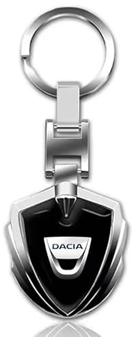 DALINGFA Auto Porte-clé pour Dacia Logan I Van 2007-2012, Porte Clef Voiture Voiture Porte Clef Voiture Multifonction pour Hommes et Femmes,B