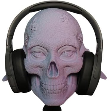 Genérico Orochi Skull Headphone Stand: Headset Stand Skull: Headphone Stand Skull: Skull Shaped Headphone Stand.