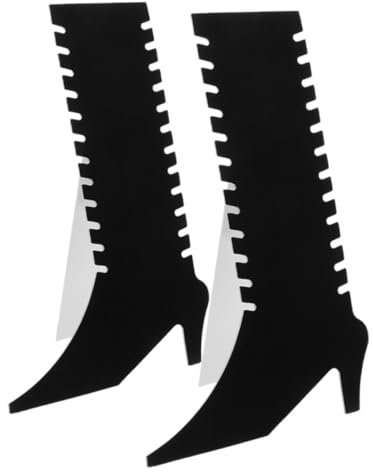 Cabilock 2 Stück Tisch Schmuckdisplay für und Fußkettchen im Schuhdesign Schmuckorganizer für Verkäufer und Fotografie