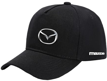 CHANGNIANFA 1 Stück Baseboard Baseballkappe für Mazda CX-3 1 (I) DK I 2015-2021 - Stoßstangenschutz, Baseball Cap Kappe Vintage Basecap Wintermütze Baseballmütze Verstellbar Athletic,Black