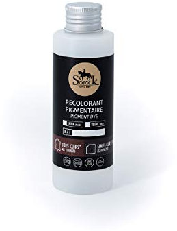 Sofolk - Pintura Cuero/Polipiel - Recoloración para cuero dañado, rayado, arañado, descolorido - Volante de coche, asiento de coche, sofá, zapatos - 125ml - RAL 8001