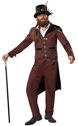 dressforfun 900493 - Herrenkostüm Steampunk GRAF, Extravagantes und würdiges Outfit für einen Grafen (XL | Nr. 302348)