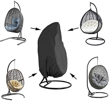 Silvotek Housse de Fauteuil Suspendu Jardin - Étanche Housse pour Fauteuil Oeuf Suspendu